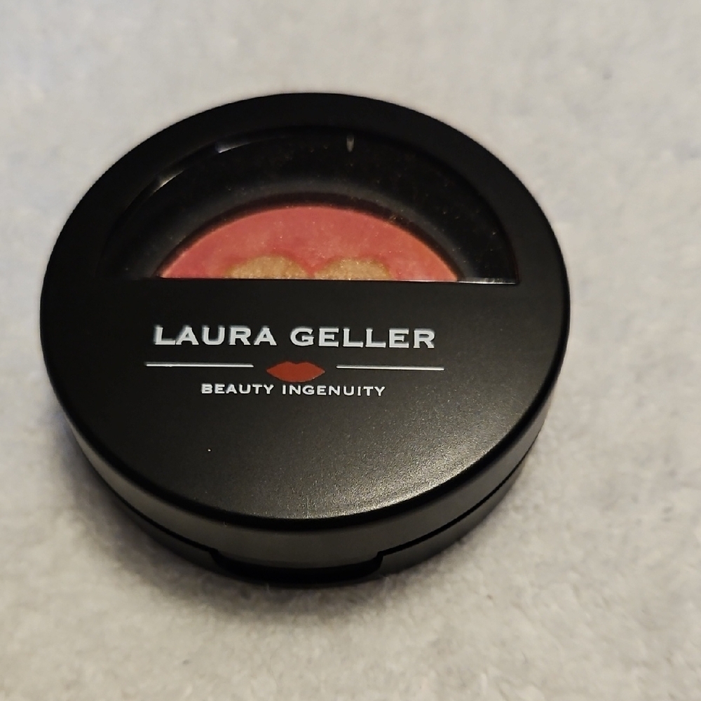 Laura Geller Blush in Vibrant Pink and Shimmering Gold